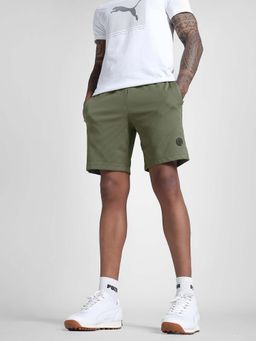 Puma - Green Solid Regular Fit Shorts