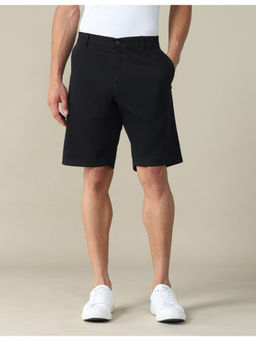 U.S. POLO ASSN. - Men Black Solid Slim Fit Shorts