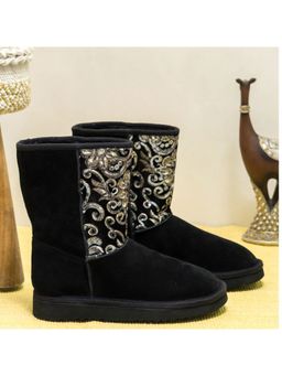 Saint G - Sequins Black Snug Boots