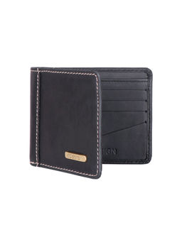 Hidesign - Black Mens Bi-Fold Wallet