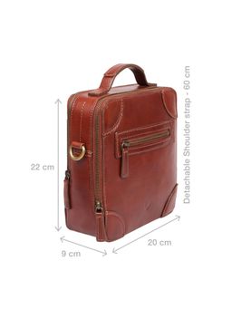 Hidesign - Men Protect 02 Messenger Bag-Tan