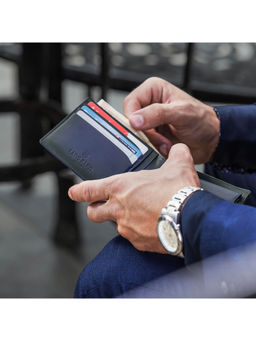 Lapis Bard - Ducorium Bi-Fold Wallet With Coin Pocket - Blue