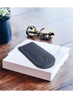 Lapis Bard - Stanford Leather Magnetic Money Clip Blue