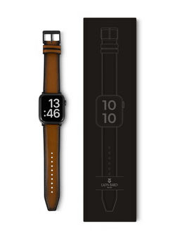 Lapis Bard - Leather Apple Watch Strap Brown ( Strap only)
