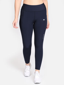 Muscle Torque - High Waist Pocket Style Tight - Blue