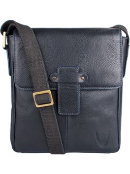 Hidesign - Navy Blue Bowfell 01 Regular Print Messenger Bag