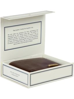 Hidesign - Brown Printed Wallet -(EE 358-017 RF)