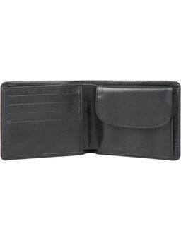 Hidesign - Black Solid Bi-Fold Wallet