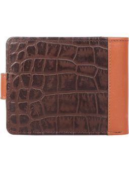 Hidesign - Brown Patterned Bi-Fold Wallet