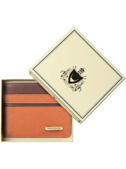 Hidesign - Tan Colorblock Bi-Fold Wallet