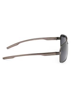 ROYAL SON - Men Wrap Around Polarized Sunglasses Black Lens (Large)-CHI00106-C2