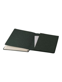 Pennline - A5 Size Textured Hard Cover Notebook (Ruled) Dark Green
