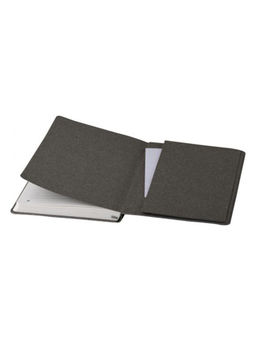 Pennline - A5 Size Textured Hard Cover Notebook (Ruled) Grey