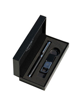 Pennline - Hercules Roller Ball Pen Black and Keyring Gift Set