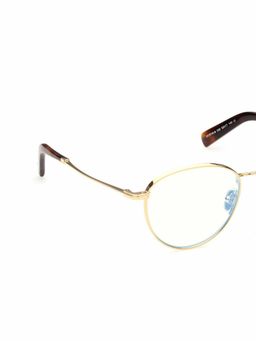 Tom Ford Eyewear - FT5749-B52030 Blue Block Round Eye Frames for Men (52)
