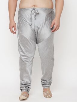 Vastramay - Men's Grey Silk Blend Pyjama