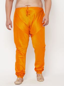 Vastramay - Men's Orange Silk Blend Pyjama