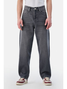 Snitch - Grey Washed Loose Casual Jeans for Men