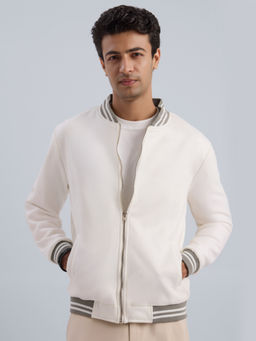 KINGDOM OF WHITE - Suede Lightweight Bomber Jacket