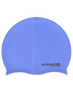 Strauss - Blue Latest Designed Swimming Cap with Ear Protector