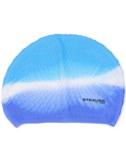 Strauss - Blue Latest Designed Swimming Cap with Ear Protector