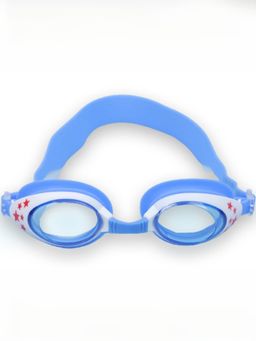 Strauss - Blue Swimming Goggles Anti Fog and Uv Protection with A Case Cover (Set of 2)