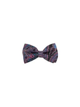 The Tie Hub - Empire Purple Paisley Bow Tie For Men
