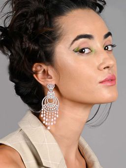 Odette - Women Gorgeous Earring Embellished With Artificial Crystals
