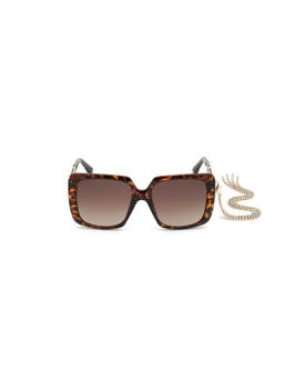 Guess - Brown Pc Uv Protection Full Rim Sunglass for Women-GUS76895552FSG (55)