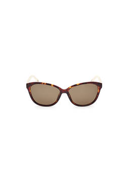 SKECHERS - Brown Acetate Uv Protection Full Rim Sunglass for Women-SE6264 57 52H (57)