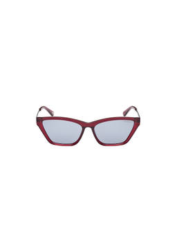 SKECHERS - Grey Acetate Uv Protection Full Rim Sunglass for Women-SE6286 56 75D (56)