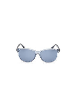 SKECHERS - Blue Acetate Uv Protection Full Rim Sunglass for Women-SE6296 55 90D (55)