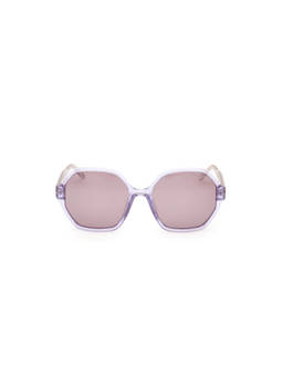SKECHERS - Pink Metal Uv Protection Full Rim Sunglass for Women-SE6358 57 78D (57)