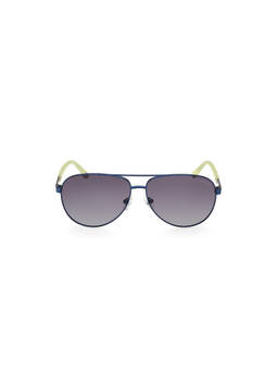 SKECHERS - Grey Metal Uv Protection Full Rim Sunglass for Men-SE6365 62 91D (62)
