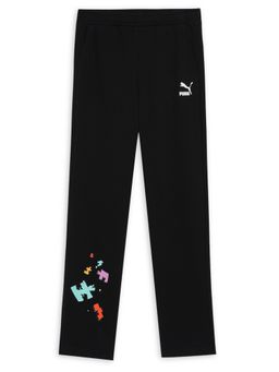 Puma - Classics Piece It Up B Boy's Black Trackpant