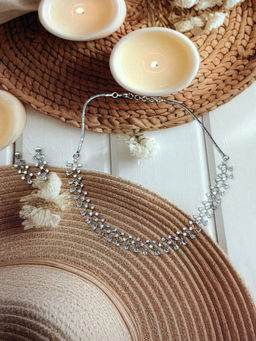 Niska - Ad Stone Studded Jewellery Set