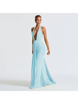 Aster Maxi Dress - Maroon main image 1