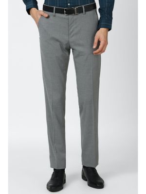 Van Heusen Formal Trousers : Buy Van Heusen Men Grey Slim Formal ...