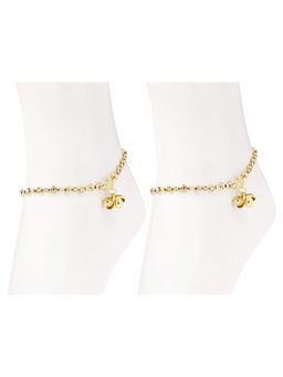 Priyaasi - Gold-Plated Stones Studded Anklet