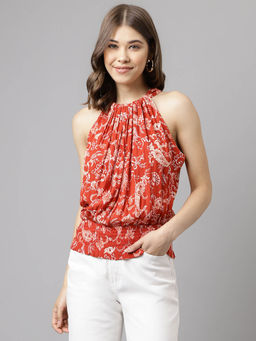Latin Quarters - Women Sleeveless Printed Top