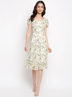 Latin Quarters - Womens Knee Length A-Line Dress