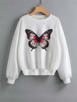 KOTTY - Women White Printed Sweatshirt