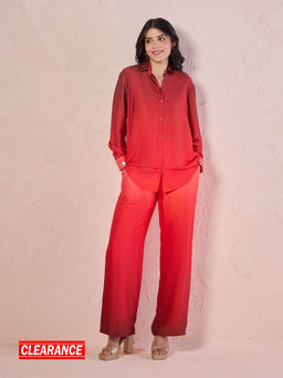 Gajra Gang - Orange Amore Ombre Kurta with Pant (Set of 2)