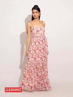 Twenty Dresses by Nykaa Fashion - Multicolor Floral Maxi Dress