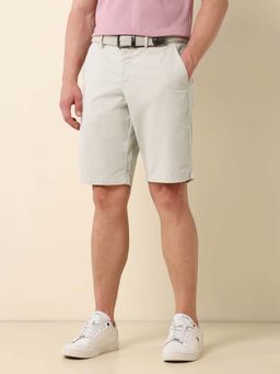 U.S. POLO ASSN. - Men Beige Mid Rise Twill Chino Shorts