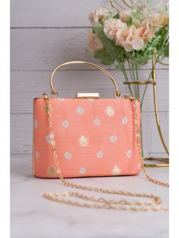 Umay Benaras - Pastel Orange Tye Dye H-L Clutch