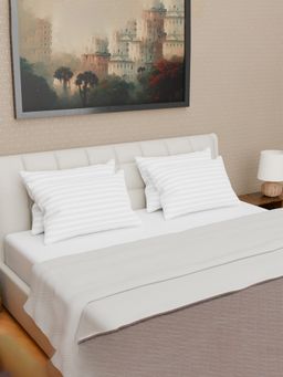 Kuber Industries - Premium Microfiber Pillow Filler for Bedroom White (Pack of 4) (One Size)