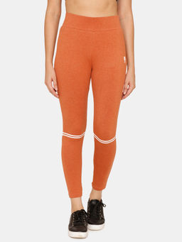 Zivame - Rosaline Easy Movement Leggings Rust