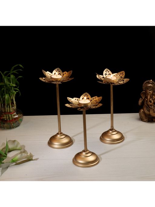 Amaya Decors Small Cut Detachable Tealight Holder Set of 3