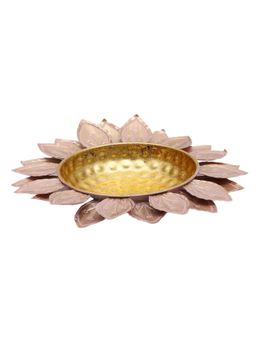 Amaya Decors - Pink Flower Cut Decorative Platter
